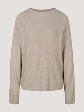 Pullover mit Fledermausärmeln - Frauen - cold beige Pullover mit Fledermausärmeln - Frauen - cold beige - 7 - Mine to five