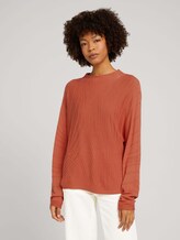 Pullover mit Fledermausärmeln - Frauen - dusty apricot Pullover mit Fledermausärmeln - Frauen - dusty apricot - 1 - Mine to five