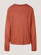 Pullover mit Fledermausärmeln - Frauen - dusty apricot Pullover mit Fledermausärmeln - Frauen - dusty apricot - 7 - Mine to five