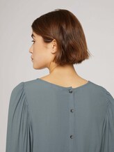 Bluse mit Ballonärmeln - Frauen - grey mint Bluse mit Ballonärmeln - Frauen - grey mint - 9 - TOM TAILOR Denim