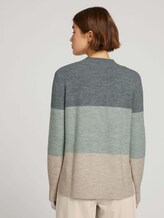 Stehkragenpullover - Frauen - iced mint colorblock Stehkragenpullover - Frauen - iced mint colorblock - 2 - TOM TAILOR Denim
