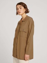Gestrickte Hemdjacke - Frauen - camel melange Gestrickte Hemdjacke - Frauen - camel melange - 1 - TOM TAILOR Denim