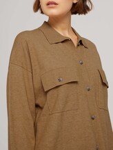 Gestrickte Hemdjacke - Frauen - camel melange Gestrickte Hemdjacke - Frauen - camel melange - 9 - TOM TAILOR Denim