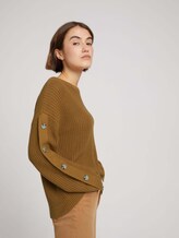 Strickpullover aus nachhaltiger Baumwolle - Frauen - soft camel Strickpullover aus nachhaltiger Baumwolle - Frauen - soft camel - 5 - TOM TAILOR Denim