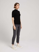 T-Shirt mit Stehkragen - Frauen - deep black T-Shirt mit Stehkragen - Frauen - deep black - 3 - TOM TAILOR Denim