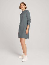 Strickkleid mit recyceltem Polyester - Frauen - grey mint melange Strickkleid mit recyceltem Polyester - Frauen - grey mint melange - 3 - TOM TAILOR Denim