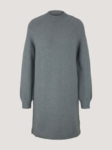Strickkleid mit recyceltem Polyester - Frauen - grey mint melange Strickkleid mit recyceltem Polyester - Frauen - grey mint melange - 7 - TOM TAILOR Denim