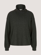Rollkragenpullover mit Ballonärmeln - Frauen - Shale Grey Melange Rollkragenpullover mit Ballonärmeln - Frauen - Shale Grey Melange - 7 - TOM TAILOR Denim