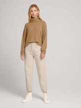 Turtleneck jumper with balloon sleeves - Women - soft camel Turtleneck jumper with balloon sleeves - Women - soft camel - 3 - TOM TAILOR Denim