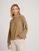 Turtleneck jumper with balloon sleeves - Women - soft camel Turtleneck jumper with balloon sleeves - Women - soft camel - 5 - TOM TAILOR Denim