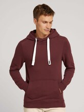 Basic Hoodie - Männer - Decadent Bordeaux Basic Hoodie - Männer - Decadent Bordeaux - 1 - TOM TAILOR