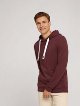 Basic Hoodie - Männer - Decadent Bordeaux Basic Hoodie - Männer - Decadent Bordeaux - 5 - TOM TAILOR