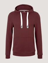 Basic Hoodie - Männer - Decadent Bordeaux Basic Hoodie - Männer - Decadent Bordeaux - 7 - TOM TAILOR