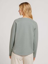 Langarmshirt mit Knopfleiste - Frauen - soft greyish green Langarmshirt mit Knopfleiste - Frauen - soft greyish green - 2 - TOM TAILOR Denim