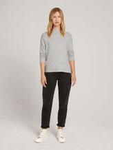 Sweatshirt mit Raglanärmeln - Frauen - soft greyish green melange Sweatshirt mit Raglanärmeln - Frauen - soft greyish green melange - 3 - TOM TAILOR Denim