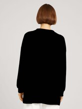 Oversize Langarmshirt aus nachhaltiger Baumwolle - Frauen - deep black Oversize Langarmshirt aus nachhaltiger Baumwolle - Frauen - deep black - 2 - TOM TAILOR Denim