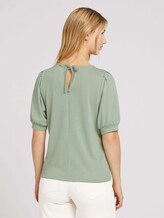 Shirt mit Ballonärmeln - Frauen - soft greyish green Shirt mit Ballonärmeln - Frauen - soft greyish green - 2 - TOM TAILOR Denim