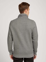 Strukturiertes Snood Sweatshirt - Männer - Sky Captain Blue Strukturiertes Snood Sweatshirt - Männer - Sky Captain Blue - 2 - TOM TAILOR
