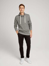 Strukturiertes Snood Sweatshirt - Männer - Sky Captain Blue Strukturiertes Snood Sweatshirt - Männer - Sky Captain Blue - 3 - TOM TAILOR