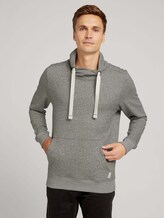 Strukturiertes Snood Sweatshirt - Männer - Sky Captain Blue Strukturiertes Snood Sweatshirt - Männer - Sky Captain Blue - 5 - TOM TAILOR