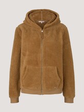 Sweatshirtjacke mit Eingrifftaschen - Frauen - soft camel Sweatshirtjacke mit Eingrifftaschen - Frauen - soft camel - 7 - TOM TAILOR Denim