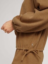 Cropped Pullover mit Schleifen - Frauen - camel melange Cropped Pullover mit Schleifen - Frauen - camel melange - 9 - TOM TAILOR Denim