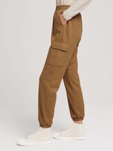 Highwaist Cargohose - Frauen - camel melange Highwaist Cargohose - Frauen - camel melange - 11 - TOM TAILOR Denim