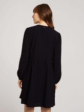 Strukturiertes Kleid - Frauen - deep black Strukturiertes Kleid - Frauen - deep black - 2 - TOM TAILOR Denim
