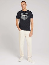 T-Shirt mit Print - Männer - Sky Captain Blue T-Shirt mit Print - Männer - Sky Captain Blue - 3 - TOM TAILOR