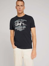 T-Shirt mit Print - Männer - Sky Captain Blue T-Shirt mit Print - Männer - Sky Captain Blue - 5 - TOM TAILOR