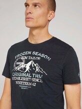 T-Shirt mit Print - Männer - Sky Captain Blue T-Shirt mit Print - Männer - Sky Captain Blue - 9 - TOM TAILOR