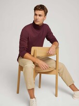 Basic Rollkragenshirt - Männer - Decadent Bordeaux Basic Rollkragenshirt - Männer - Decadent Bordeaux - 5 - TOM TAILOR