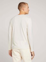 Langarmshirt mit Print - Männer - soft buttercream Langarmshirt mit Print - Männer - soft buttercream - 2 - TOM TAILOR