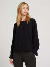 Bluse mit Karomuster - Frauen - deep black Bluse mit Karomuster - Frauen - deep black - 1 - TOM TAILOR Denim