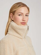 Fell Jacke mit Reißverschluss - Frauen - cold beige Fell Jacke mit Reißverschluss - Frauen - cold beige - 9 - TOM TAILOR Denim