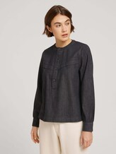 Jeanshemd aus nachhaltiger Baumwolle - Frauen - dark stone black denim Jeanshemd aus nachhaltiger Baumwolle - Frauen - dark stone black denim - 1 - TOM TAILOR Denim