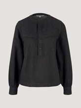 Jeanshemd aus nachhaltiger Baumwolle - Frauen - dark stone black denim Jeanshemd aus nachhaltiger Baumwolle - Frauen - dark stone black denim - 7 - TOM TAILOR Denim