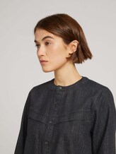 Jeanshemd aus nachhaltiger Baumwolle - Frauen - dark stone black denim Jeanshemd aus nachhaltiger Baumwolle - Frauen - dark stone black denim - 9 - TOM TAILOR Denim