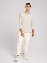 Gestreiftes Langarmshirt - Männer - buttercream grindle stripe Gestreiftes Langarmshirt - Männer - buttercream grindle stripe - 3 - TOM TAILOR