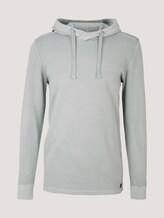 Hoodie mit Struktur - Männer - light ice blue Hoodie mit Struktur - Männer - light ice blue - 7 - TOM TAILOR