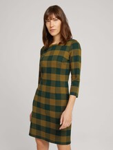 Kariertes Etuikleid - Frauen - green small check ck Kariertes Etuikleid - Frauen - green small check ck - 1 - TOM TAILOR