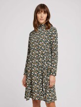 Kleid mit LENZING™ ECOVERO™ - Frauen - green small floral design Kleid mit LENZING™ ECOVERO™ - Frauen - green small floral design - 1 - TOM TAILOR