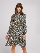 Kleid mit LENZING™ ECOVERO™ - Frauen - green small floral design Kleid mit LENZING™ ECOVERO™ - Frauen - green small floral design - 5 - TOM TAILOR