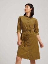 Cord Hemdkleid - Frauen - khaki olive Cord Hemdkleid - Frauen - khaki olive - 5 - TOM TAILOR