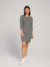 Etuikleid mit Karomuster - Frauen - offwhite jacquard check Etuikleid mit Karomuster - Frauen - offwhite jacquard check - 3 - TOM TAILOR