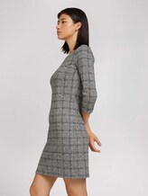 Etuikleid mit Karomuster - Frauen - offwhite jacquard check Etuikleid mit Karomuster - Frauen - offwhite jacquard check - 5 - TOM TAILOR