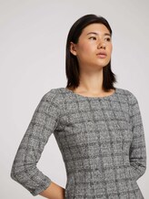 Etuikleid mit Karomuster - Frauen - offwhite jacquard check Etuikleid mit Karomuster - Frauen - offwhite jacquard check - 9 - TOM TAILOR