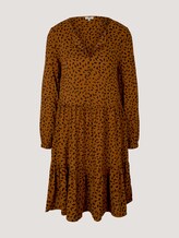 Gemustertes Tunikakleid - Frauen - brown leaf design Gemustertes Tunikakleid - Frauen - brown leaf design - 7 - TOM TAILOR