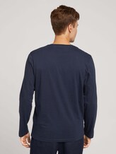 Henley Langarmshirt - Männer - Sky Captain Blue Henley Langarmshirt - Männer - Sky Captain Blue - 2 - TOM TAILOR