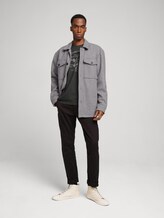 Print T-Shirt im Used Look - Männer - Tarmac Grey Print T-Shirt im Used Look - Männer - Tarmac Grey - 3 - TOM TAILOR
